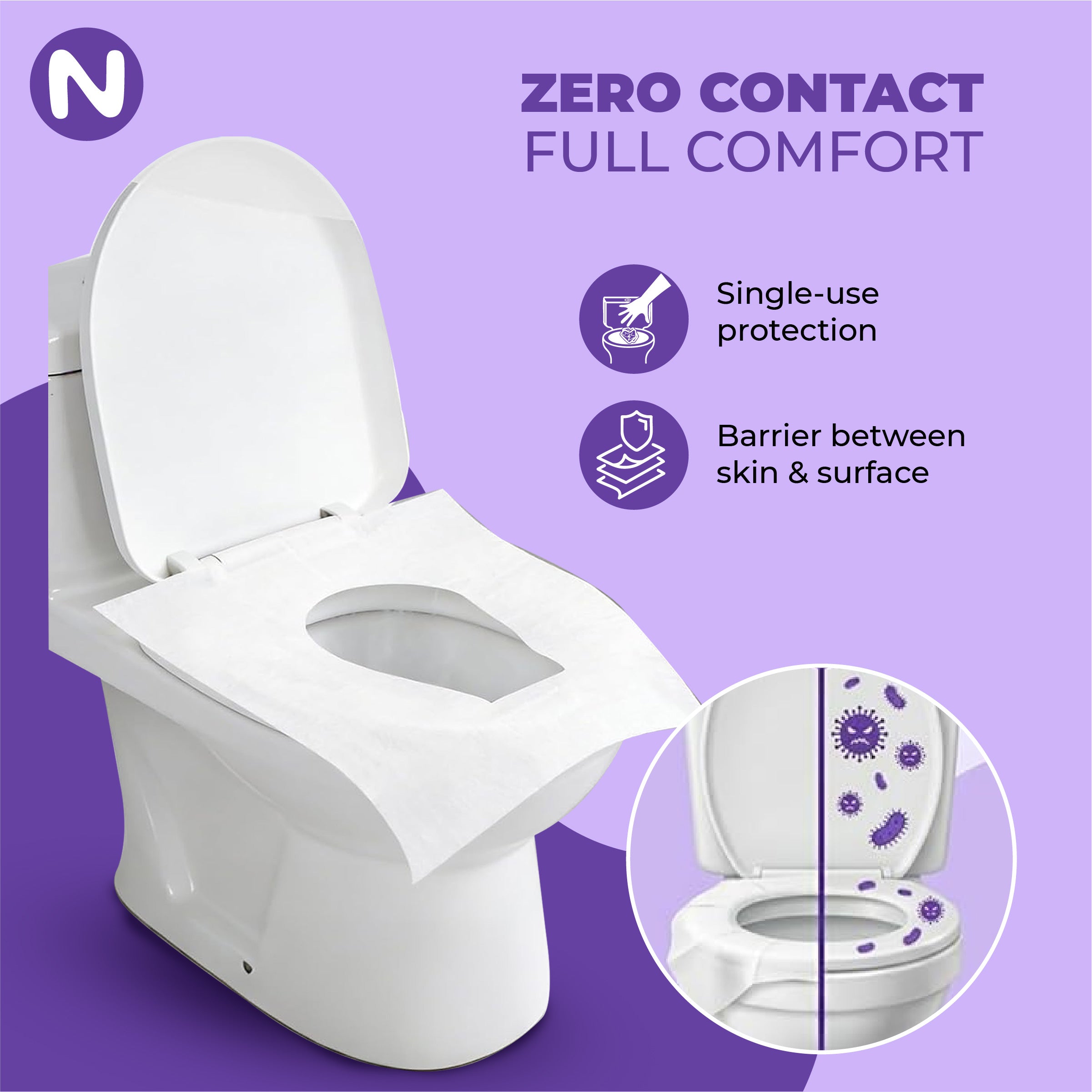 INMYO Flushable Toilet Seat Covers