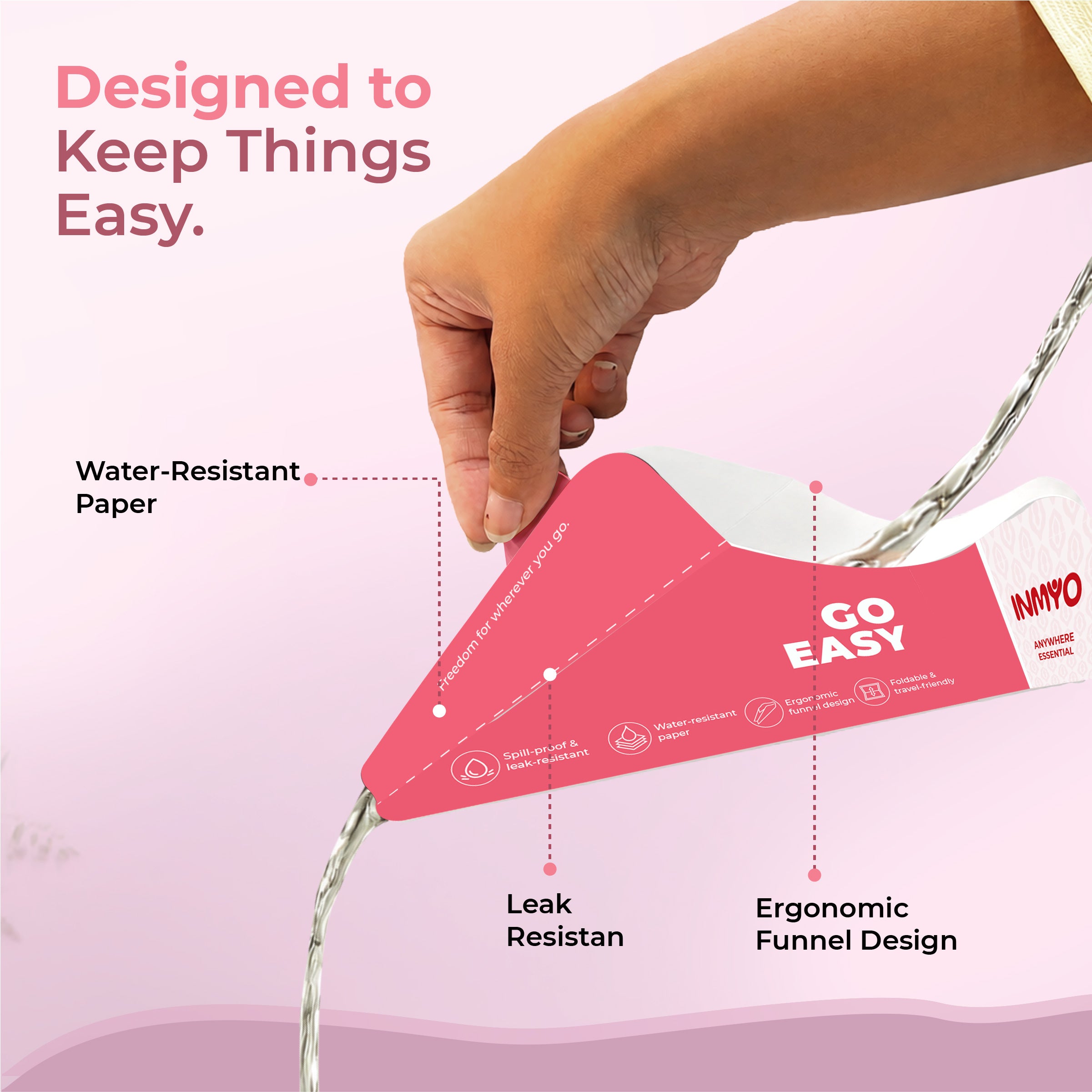 INMYO Go Easy Disposable Female Urination Device