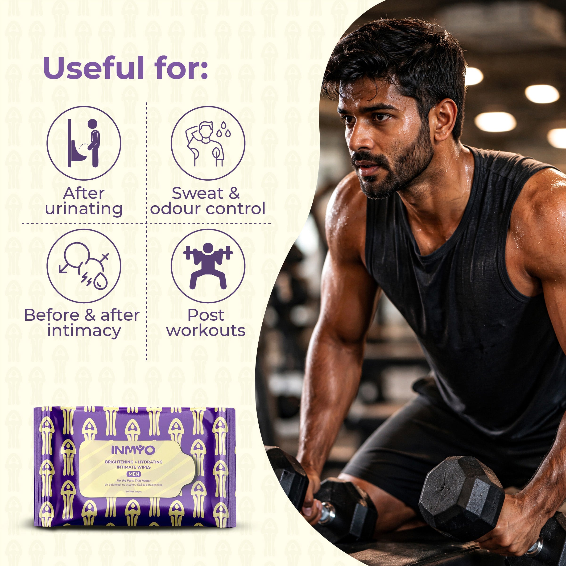 INMYO Intimate Wipes for Men