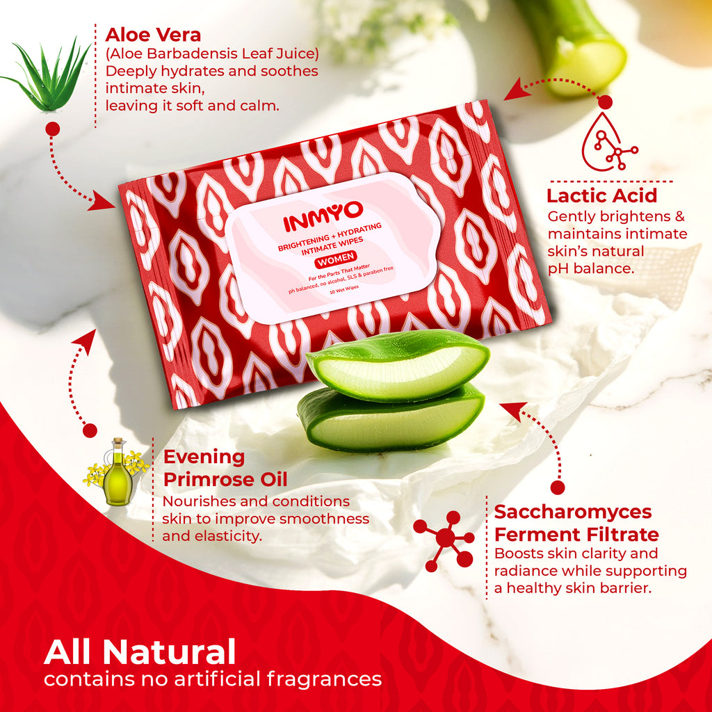 INMYO Intimate Wipes for Women