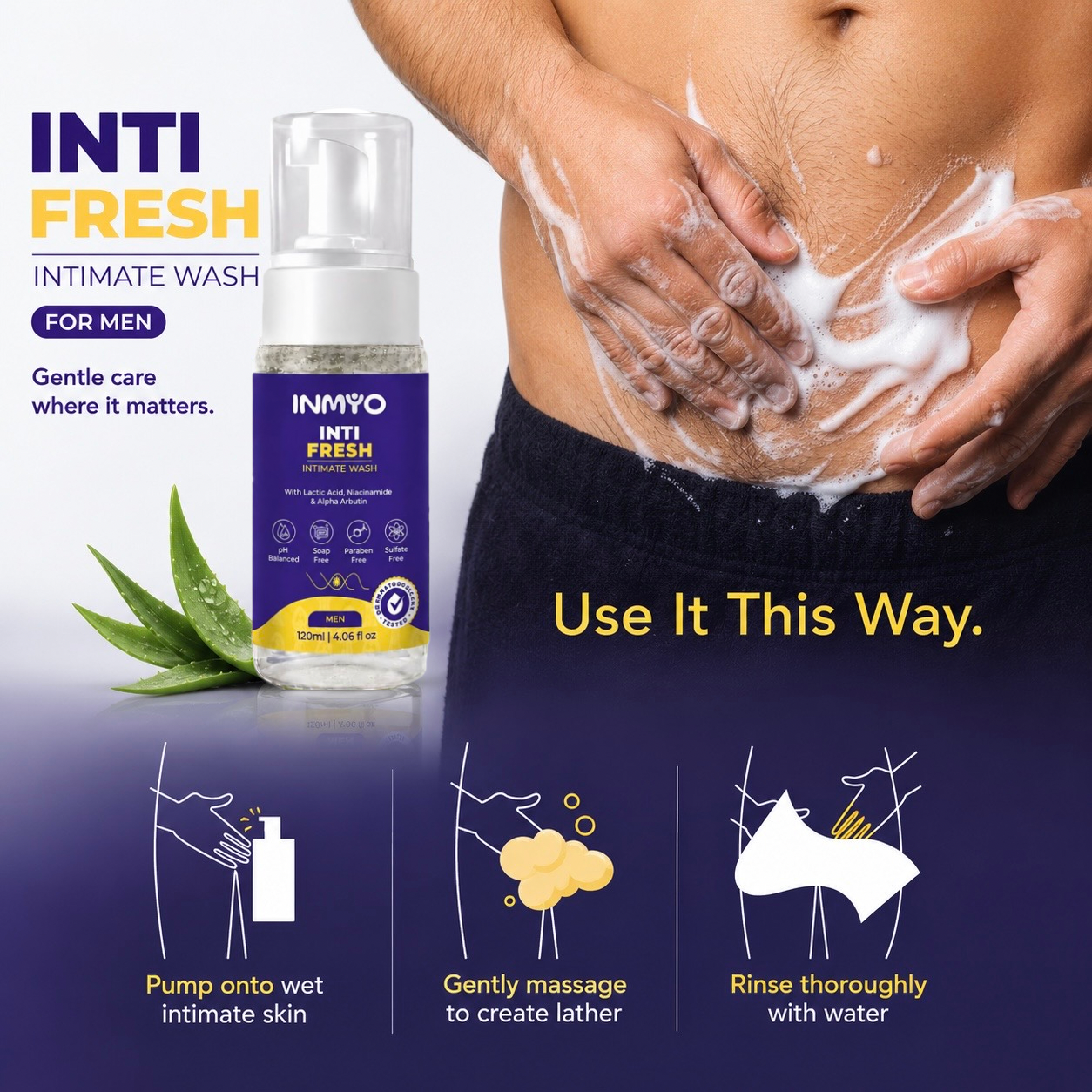 INMYO Inti Fresh Intimate Wash for Men